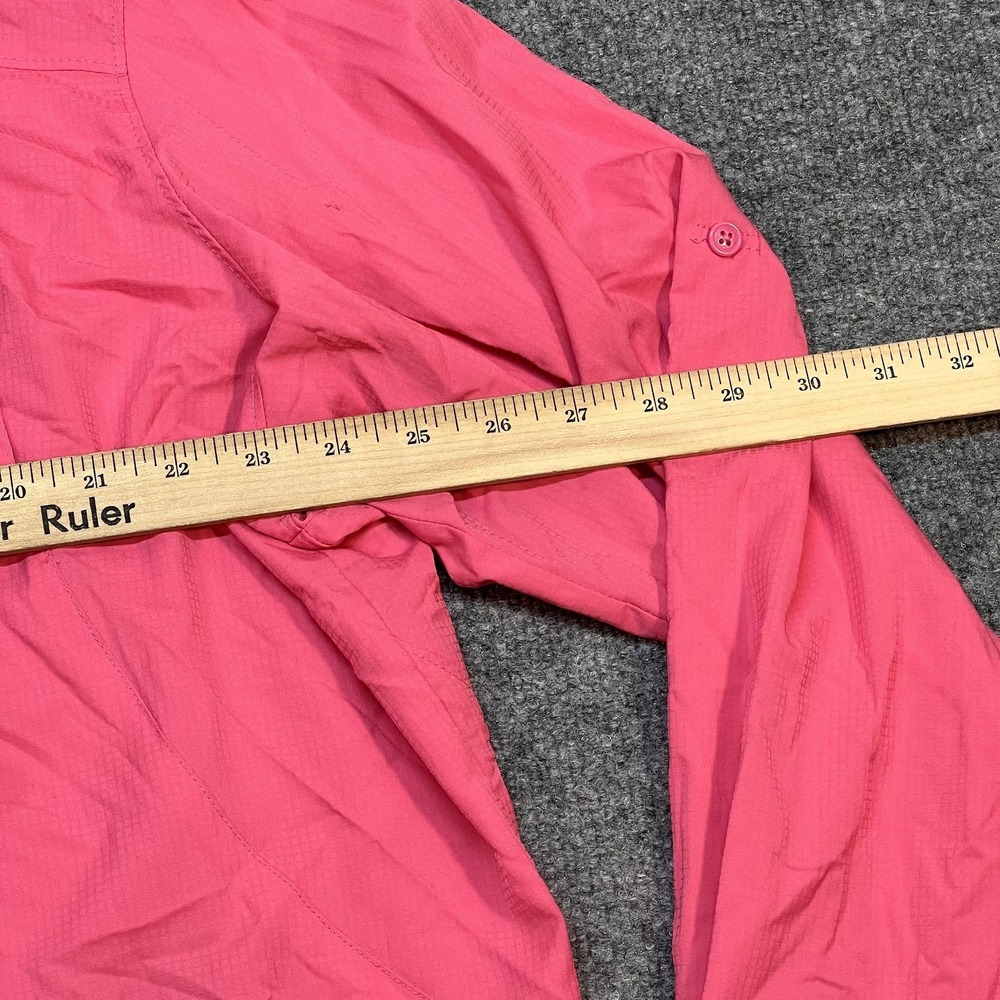 Columbia Shirt Womens 3X Pink Omni-Shade Button Up Long Sleeve Hiking Outdoor - Picture 10 of 11